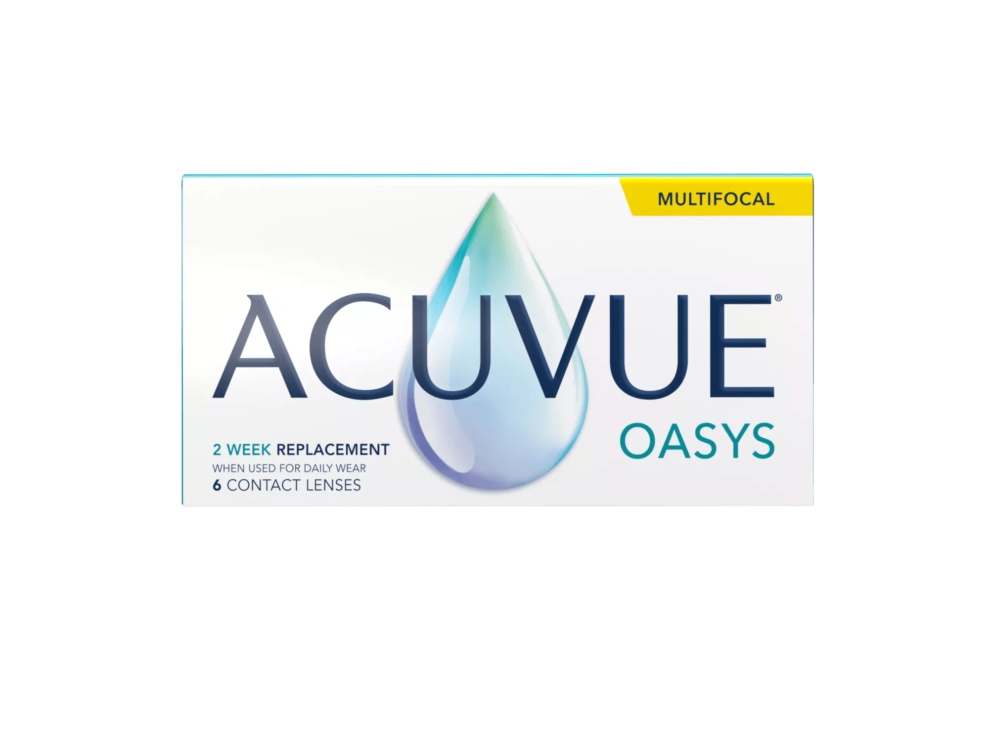 Box of ACUVUE OASYS MULTIFOCAL contact lenses