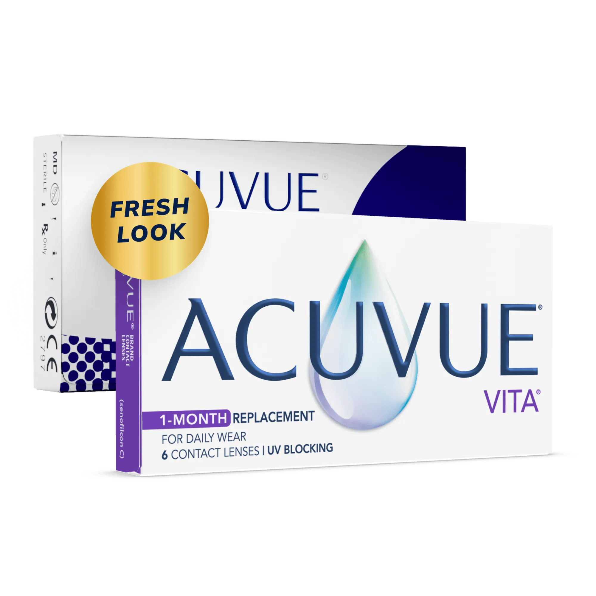 Box of ACUVUE VITA contact lenses